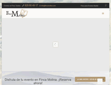 Tablet Screenshot of fincamolina.com